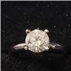 Image 1 : Certified 10K  Diamond (0.85Ct,I2,F) Ring