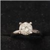 Image 2 : Certified 10K  Diamond (0.85Ct,I2,F) Ring