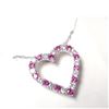 Image 2 : $100 Silver Created Ruby 18" Necklace