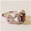 Image 2 : $250 Silver Garnet Ring