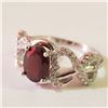 Image 3 : $250 Silver Garnet Ring