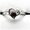 Image 1 : $150 Silver Garnet(0.3ct) Ring