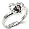 Image 2 : $150 Silver Garnet(0.3ct) Ring