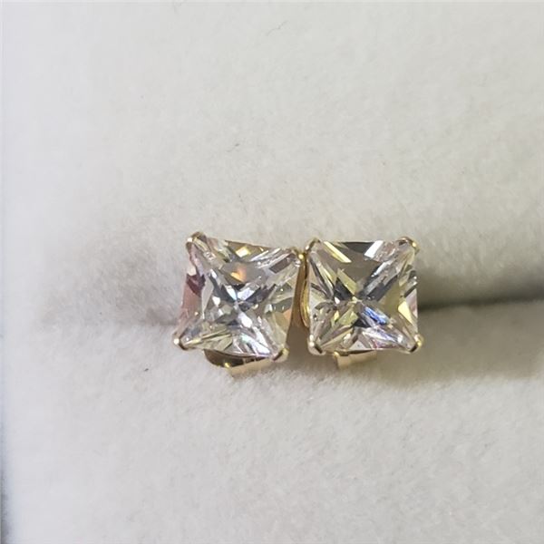 $150 10K  CZ Earrings