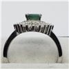 Image 3 : $200 Silver Emerald CZ Ring