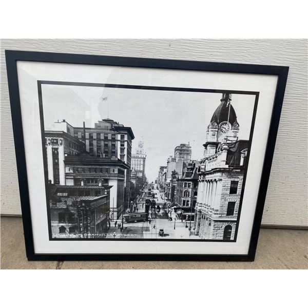 Looking up Granville street 24.5”x20”