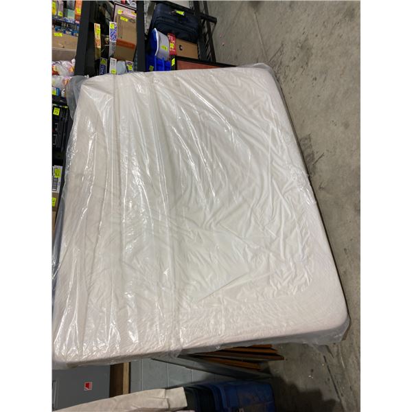 Queen mattress with protective cover