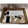 Image 1 : Apple keyboard and other electronics