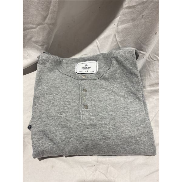 Large long sleeve grey shirt