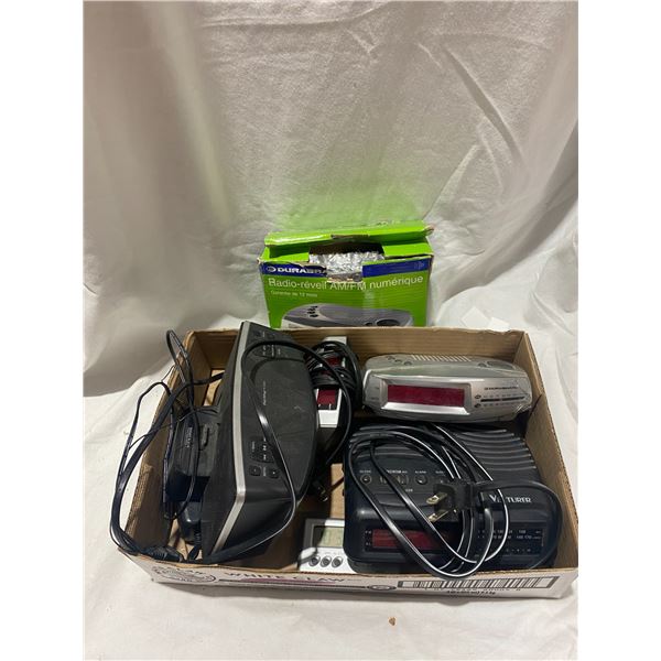 Assorted alarm clocks