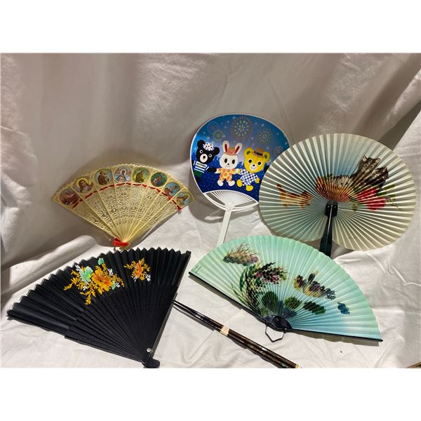 Fans and chop sticks