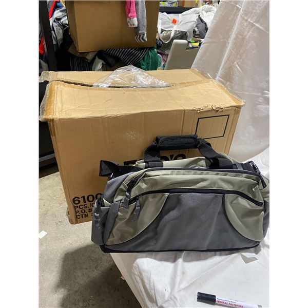 Box new duffle bags