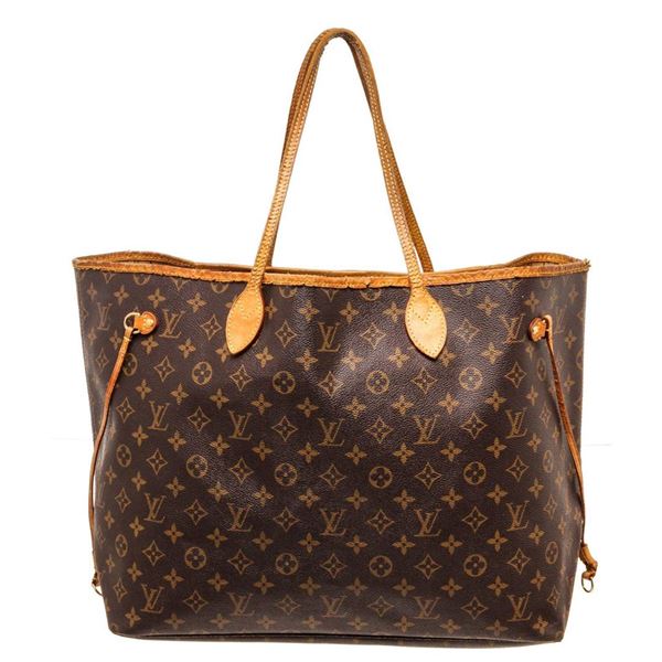 Louis Vuitton Brown Monogram Canvas Neverfull GM Tote Bag