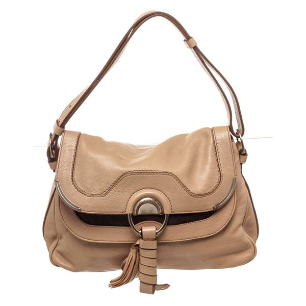 Celine Brown Leather Daydream Shoulder Bag