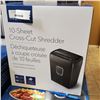 Image 1 : INSIGNIA 10 SHEEET CROSS CUT PAPER SHREDDER, TESTED WORKING