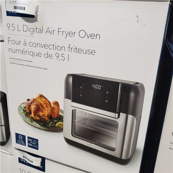 INSIGNIA 9.5 LITRE DIGITAL AIR FRYER IN BOX, TESTED WORKING