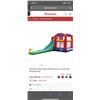 Image 1 : Inflatable Moonwalk Slide Bounce House with Storage Bag