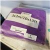 Image 1 : NEW 10FT SQUARE WATERPROOF SUN SHADE SAIL PURPLE