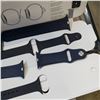 Image 3 : 3 AS NEW 44MM APPLE WATCH BANDS - ONE BLACK, TWO NAVY SPORT BANDS