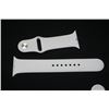 Image 2 : 3 AS NEW 44MM APPLE WATCH BANDS - 2 WHITE, ONE NAVY SPORT BAND
