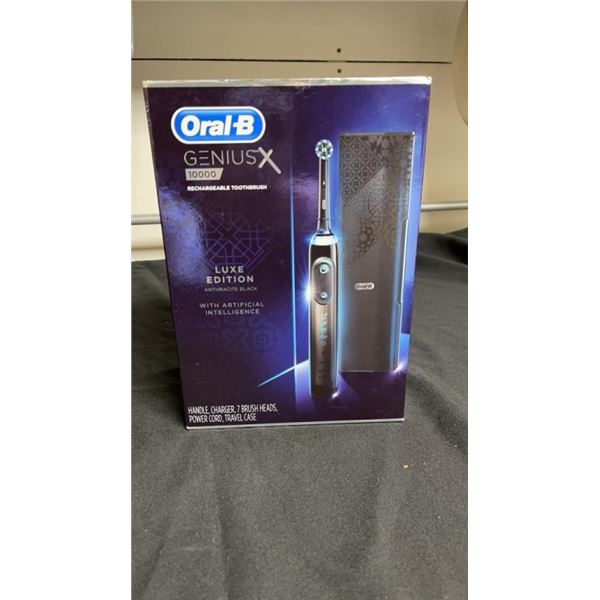 BRAND NEW SEALED ORAL-B GENIUSX 10000 LUXE EDITION RECHARGEABLE TOOTHBRUSH