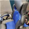 Image 3 : AS NEW BLUE AND BLACK GAMING CHAIR