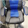 Image 4 : AS NEW BLUE AND BLACK GAMING CHAIR