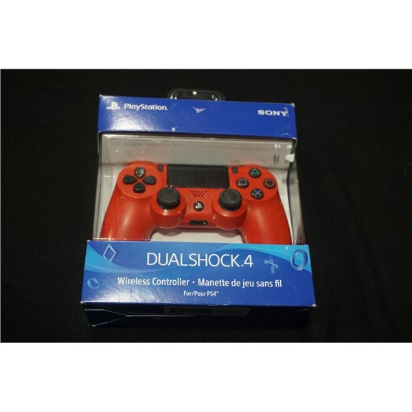 PS4 DUALSHOCK 4 WIRELESS CONTROLLER - MAGMA RED, TESTED WORKING