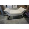 Image 1 : STUDDED UPHOLSTERED BENCH