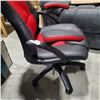 Image 3 : AS NEW RED AND BLACK GAMING CHAIR