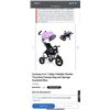 Image 1 : Costway 6-in-1 Baby Foldable Stroller Tricyclew/Canopy Bag and Sponge Guardrail Blue
