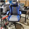Image 1 : AS NEW BLACK AND BLUE NAZ GAMING CHAIR
