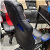 Image 2 : AS NEW BLUE AND BLACK GAMING CHAIR