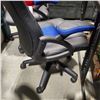 Image 3 : AS NEW BLUE AND BLACK GAMING CHAIR