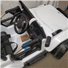 Image 7 : NEW WHITE KIDS RIDE ON JEEP, WITH REMOTE CONTROL AND AUDIO JACK, 12V, RETAIL $499, PRE BUILT