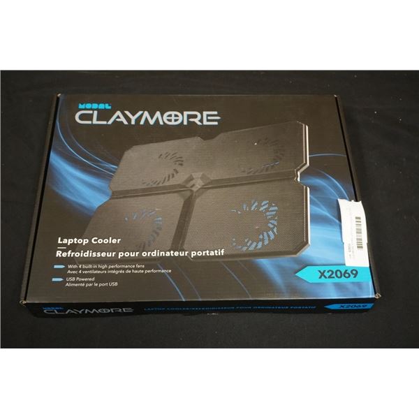 CLAYMORE X2069 LAPTOP COOLER TESTED WORKING