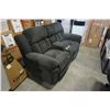Image 2 : NEW GREY DOUBLE RECLINING SOFA WITH CENTRE CONSOLE RETAIL $1499