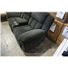 Image 4 : NEW GREY DOUBLE RECLINING SOFA WITH CENTRE CONSOLE RETAIL $1499