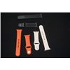 Image 1 : 3 AS NEW 40MM APPLE WATCH BANDS - BLACK NIKE SPORT BAND, RED SPORT BAND AND PINK BAND