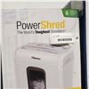 Image 3 : FELLOWES POWER SHRED MICRO SHRED PAPER SHREDDER, TESTED WORKING