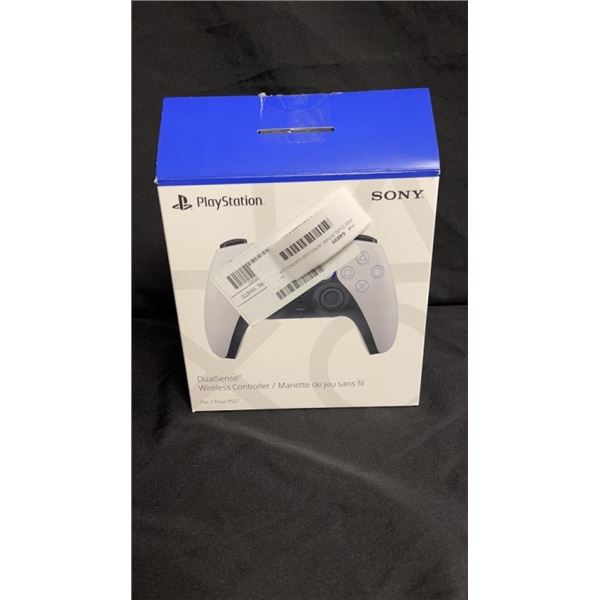 PS5 DUALSENSE WIRELESS CONTROLLER - WHITE, TESTED WORKING