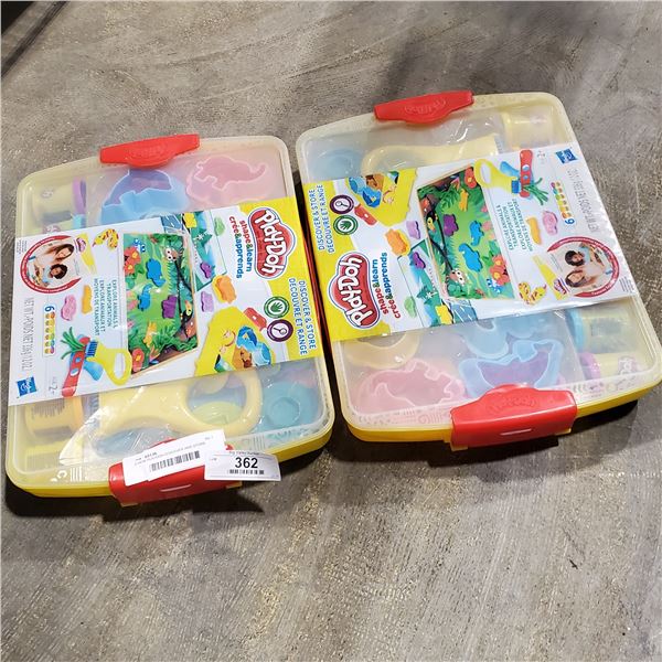 2 NEW PLAYDOH DISCOVER AND STORE SETS