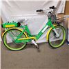 Image 1 : AS NEW ELECTRIC CRUISER BIKE W/ BASKET AND CHARGER 30KM CAPABILITY, 36V - RETAIL $2199