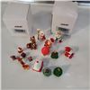Image 1 : 2 NEW SETS OF ZEALOR MINIATURE CHRISTMAS DOLL HOUSE FIGURES