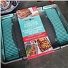 Image 2 : NEW NORDIC WARE OVEN CRISP BAKING TRAY WITH 2 GOTHAM STEEL PANS AND ROCK STOVE TOP GRILL