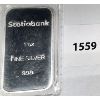 Image 1 : 1 TROY OUNCE .999 FINE SILVER BAR - SCOTIA BANK