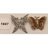 Image 1 : LOT OF 2 - BUTTERFLY BROOCHES