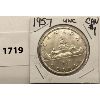 Image 1 : 1957 - UNCIRCULATED - CND SILVER DOLLAR