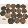 Image 1 : LOT OF 17 - BRITISH COINS / TOKENS - INCL 1904 & 1908 HALF PENNY TOKENS