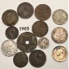 Image 2 : LOT OF 13 - VATICAN / ITALIAN COINS - SOME SILVER